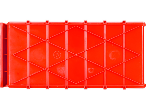 Ящик сплошной 400×185×100 мм, объем 7.4 л., арт.: 6003, красный, код: 10556, арт. 6003