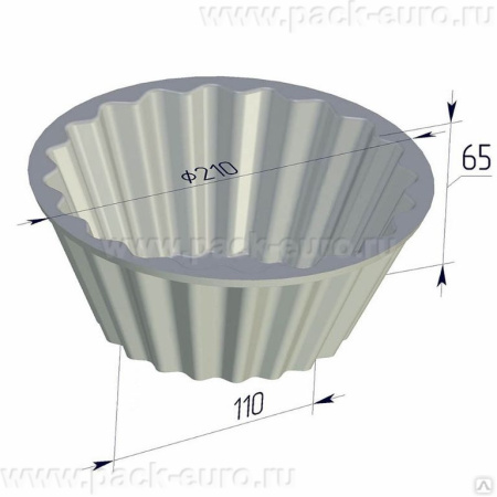 Кексница 210 х 145 х 65 мм