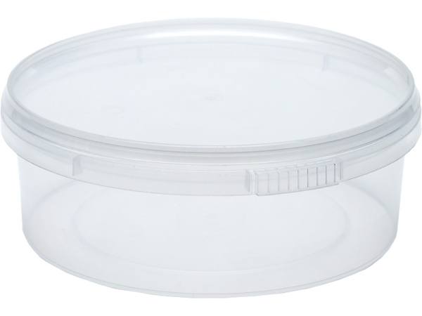 Контейнер 1л. круглый, d 170мм, с прозрачной крышкой  прозрачный, арт. КН-1- d-170 мм Контейнер 1л. круглый, d 170мм, с прозрачной крышкой  прозрачный, арт. КН-1- d-170 мм