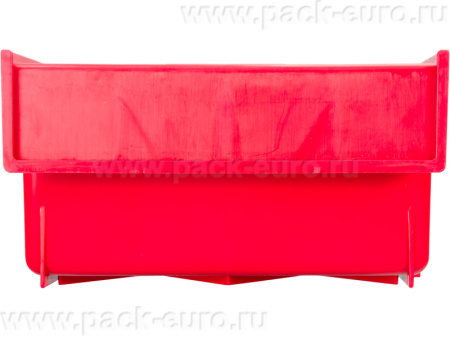 Ящик сплошной 500×185×100 мм, объем 9.25 л., арт.: 6004, красный, код: 10557, арт. 6004