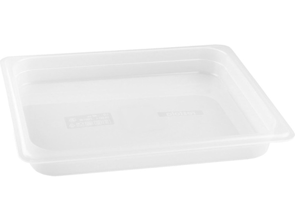 Гастроемкость 1/2,  325x265х40  прозрачный, арт. 1/2, 325x265х40
