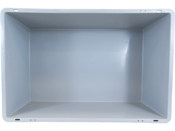 Ящик сплошной 600×400×220 мм, объем 44 л., арт.: ЕС 6422.2, серый, код: 24781, арт. ЕС 6422.2