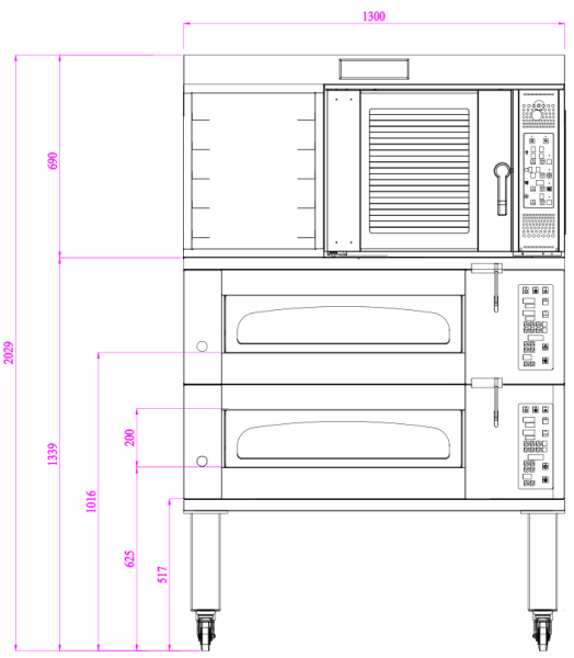 Комбинированная конвекционная печь Primary BDK-4E