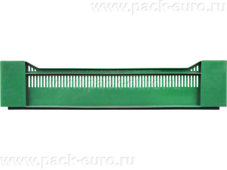 Ящик перфорированный 600×400×135, арт.: 120, объём 32.4, зелёный, код: 04240, арт. 120