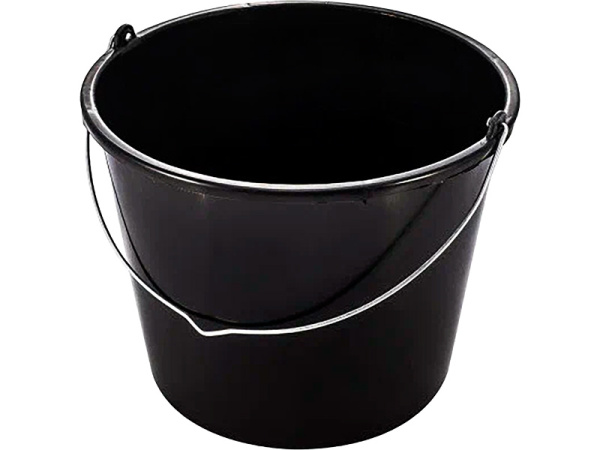 Ведро 16л. строительное, круглое, с ручкой металл чёрный, арт. ВПС-16м Ведро 16л. строительное, круглое, с ручкой металл чёрный, арт. ВПС-16м