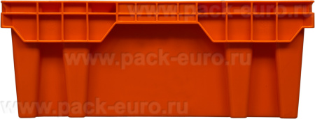 Ящик перфорированный 600×400×152, арт.: 403-1, объём 27, красный, код: 15748, арт. 403-1