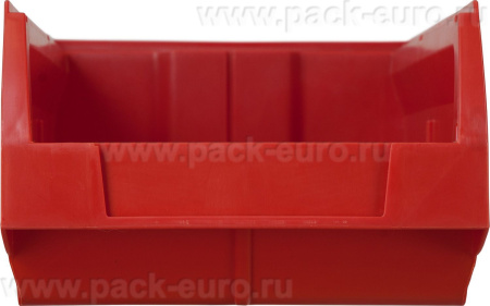 Ящик пластиковый 350х230х150 Milano  красный, арт. 5003