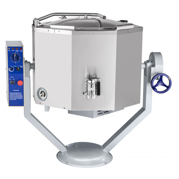 Котел пищеварочный электрический КПЭМ-100-ОМР со сливным краном, арт. 110000019725, арт. 11000019725