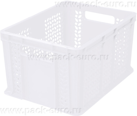 Ящик 400х300х230 мороз. перфорированный, с ручками  неокрашенный, арт. 703.01.01 м