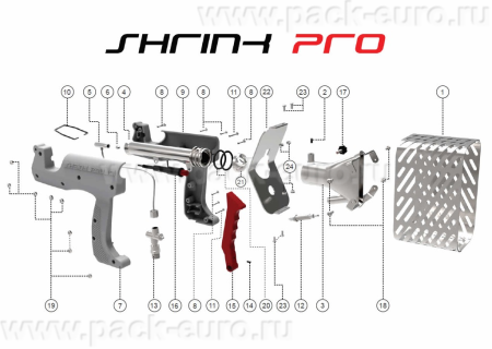 Термоусадочный пистолет SHRINK PRO 10 газовый, арт. SHRINK PRO 10