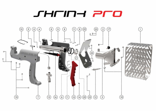 Термоусадочный пистолет SHRINK PRO 10 газовый, арт. SHRINK PRO 10 Термоусадочный пистолет SHRINK PRO 10 газовый, арт. SHRINK PRO 10