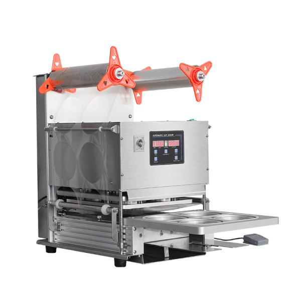 Автоматический запайщик лотков HL-95A с газонаполнением (под стакан d 95 мм) Автоматический запайщик лотков HL-95A с газонаполнением (под стакан d 95 мм)