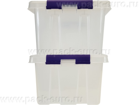 Ящик 400х225х155 с крышкой на клипсах, код: 29634, арт. Rox Box Home 10