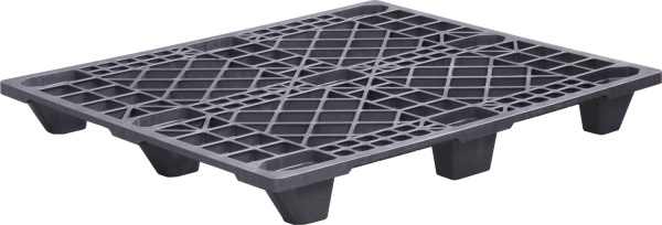 Паллет 1200х1000х130 мм ( перфорированный на 9 ножках)  черный, арт. DP 1210 P (Q4)