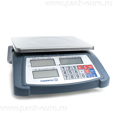 Торговые весы Foodatlas 6кг/0,2гр YZ-506 от компании Европактрейд