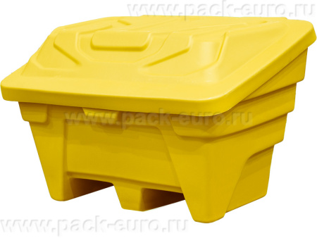 Контейнер для песка 220л., код: 31047, арт. КДП-220 ЭП жёлтый
