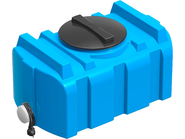 Бак для душа 100л. с подогревом, серия R синий, арт. Бак R 100 с подогревом