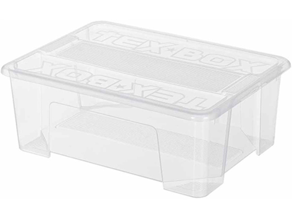 Ящик п/п TEX BOX 380х280х140 10л. цв. прозрачный, арт. TEX BOX 10 Ящик п/п TEX BOX 380х280х140 10л. цв. прозрачный, арт. TEX BOX 10