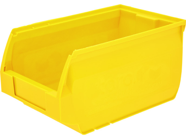 Ящик сплошной 250×150×130 мм, объем 4.88 л., арт.: 5002, жёлтый, код: 12980, арт. 5002
