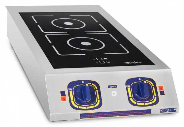 Плита индукционная КИП-2Н 2-х конфорочная, настольная, арт.710000019415, арт. 71000019415