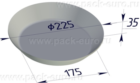 Секция форм для хлеба 2 Л 225 x 35