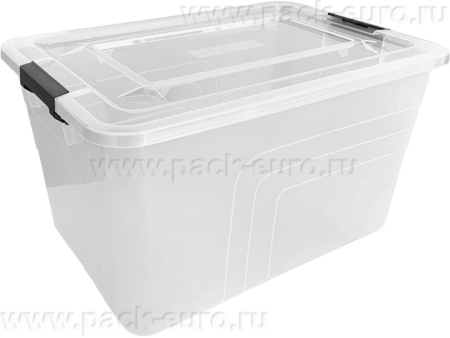 Ящик 305х215х184 для хранения, с крышкой, на клипсах, код: 38110, арт. BERGEN 8