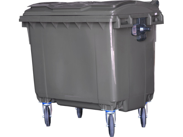 Мусорный контейнер 660л.  серый, арт. MGBG-660 серый Мусорный контейнер 660л.  серый, арт. MGBG-660 серый