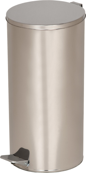 Урна с педалью хром 40 литров, арт. УМП-40 хром