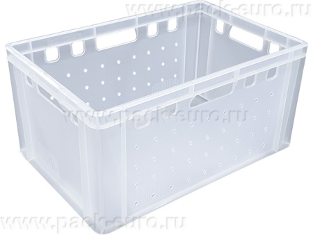 Ящик 600х400х300 с перфорацией, натуральный, код:26872, арт. 210 НСТ М В