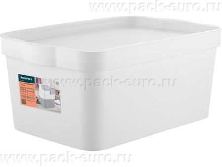 Ящик 320х211х141 7,5л. для хранения, с крышкой, вкладываемый, код: 36175, арт. Keeplex Trendy 7,5