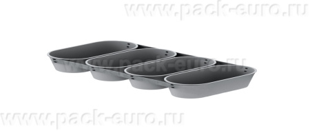 Секция форм для хлеба 4 Л  7-1 215 х 85 х 40 овал