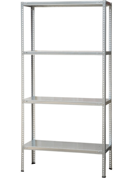 Стеллаж металлический полочный на болтовом соединении 2000x1000x400 / 4, арт. СП-Fix-4-2000/1000/400