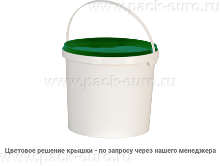 Ведро пластиковое 3 литра с крышкой, арт. ВП 3, код: 03820, арт. ВП 3