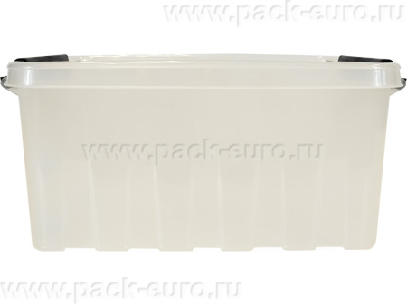 Ящик п/п 210х170х95 мм с крышкой и клипсами, 2 л. прозрачный , код: 18689, арт. Rox Box 2
