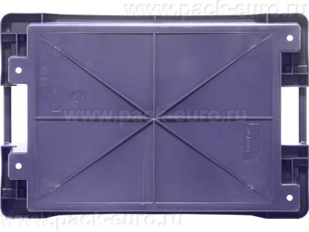 Ящик полимерный 600х400х150 сплошной с отверстиями, код: 32951, арт. 225