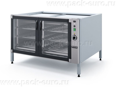 Шкаф расстоечный электрический ШРЭ106-01, 6 полок-реш., стекл. дверь, лиц. нерж, на ножк, без крыши