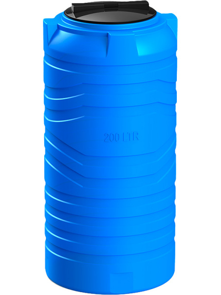 Емкость 200л. вертикальная, цилиндрическая синий, арт. N 200 Емкость 200л. вертикальная, цилиндрическая синий, арт. N 200