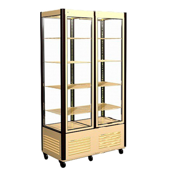 Шкаф холодильный D4 VM 800-1 (R800C) (бежево-коричневый, 2 дв,решетки), арт. 1801580p.177 от компании Европактрейд