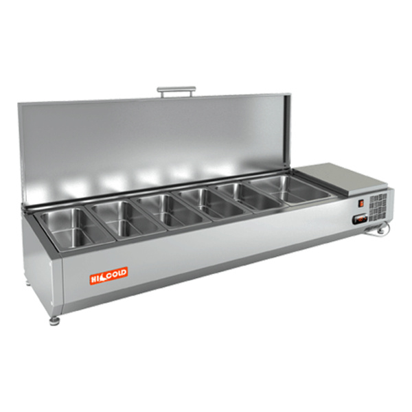 VRTU 1485 витрина охл.настольная к PZE3, с крышкой, 1485х385х279 мм, HICOLD RUS, арт. 284255 от компании Европактрейд