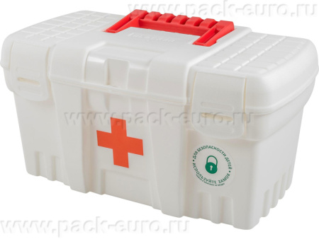 Аптечка 380х210х195 с клипсой, с ручкой, код: 36151, арт. Keeplex Family doctor B