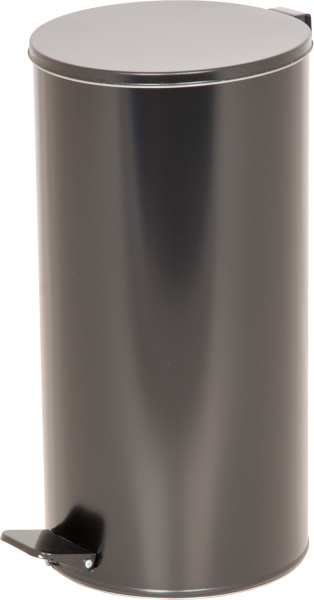 Урна с педалью черный 40 литров, арт. УМП-40 черный