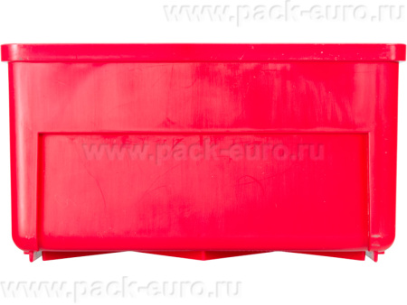 Ящик сплошной 500×185×100 мм, объем 9.25 л., арт.: 6004, красный, код: 10557, арт. 6004