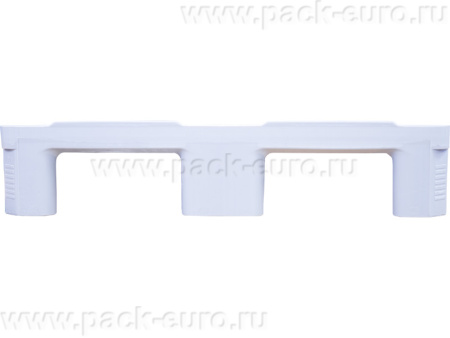 Паллет 1200x800х160 сплошной, гигиенический, на 3-х полозьях, арт. IR 1208-3R-G серый, код: 14055, арт. IR 1208-3R-G серый