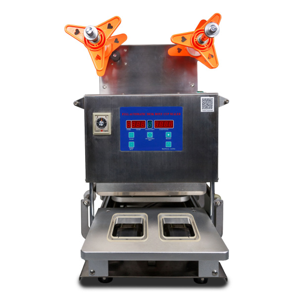 Запайщик лотков HL-95A SS (187х137x63 мм, 2 лотка за цикл)