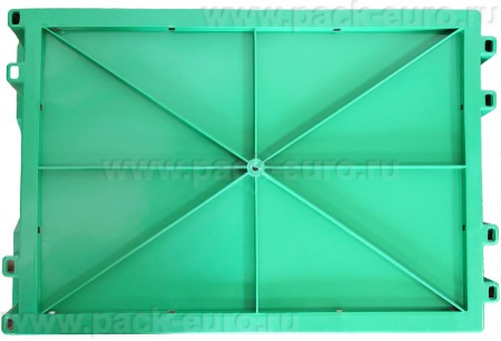 Ящик сплошной 600×400×152 мм, объем 36.48 л., арт.: 403-1 А, красный, код: 22125, арт. 403-1 А