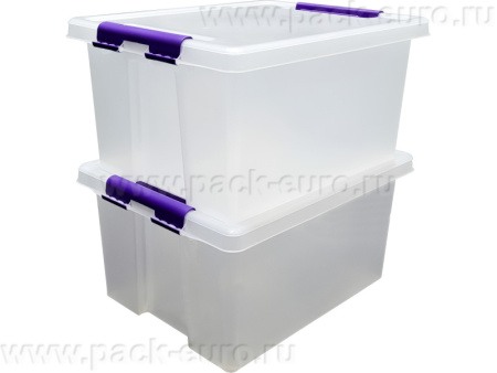 Ящик 500х390х255 с крышкой на клипсах, код: 29635, арт. Rox Box Home 36