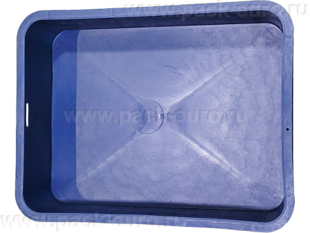 Ящик сплошной 430×330×110 мм, объем 12 л., арт.: 405, синий, код: 00432, арт. 405