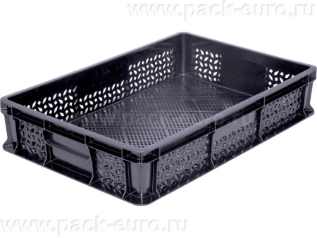 Ящик 600x400x120 без ручек перфорированный, код: 21884, арт. 704.01.02 ВС