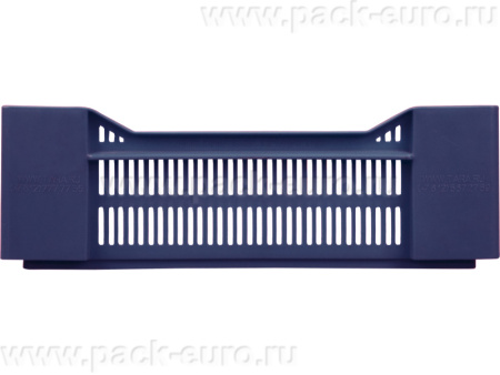 Ящик перфорированный 600×400×135, арт.: 119, объём 32.4, синий, код: 00361, арт. 119