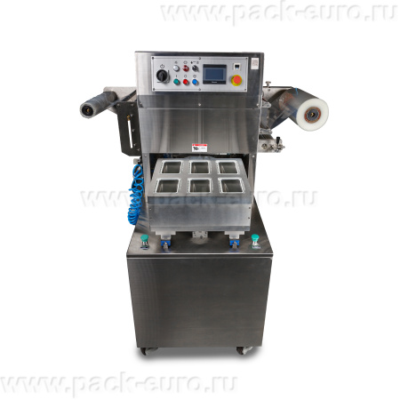 Полуавтоматический запайщик лотков HVT-550M/6 (нерж., СКИН)